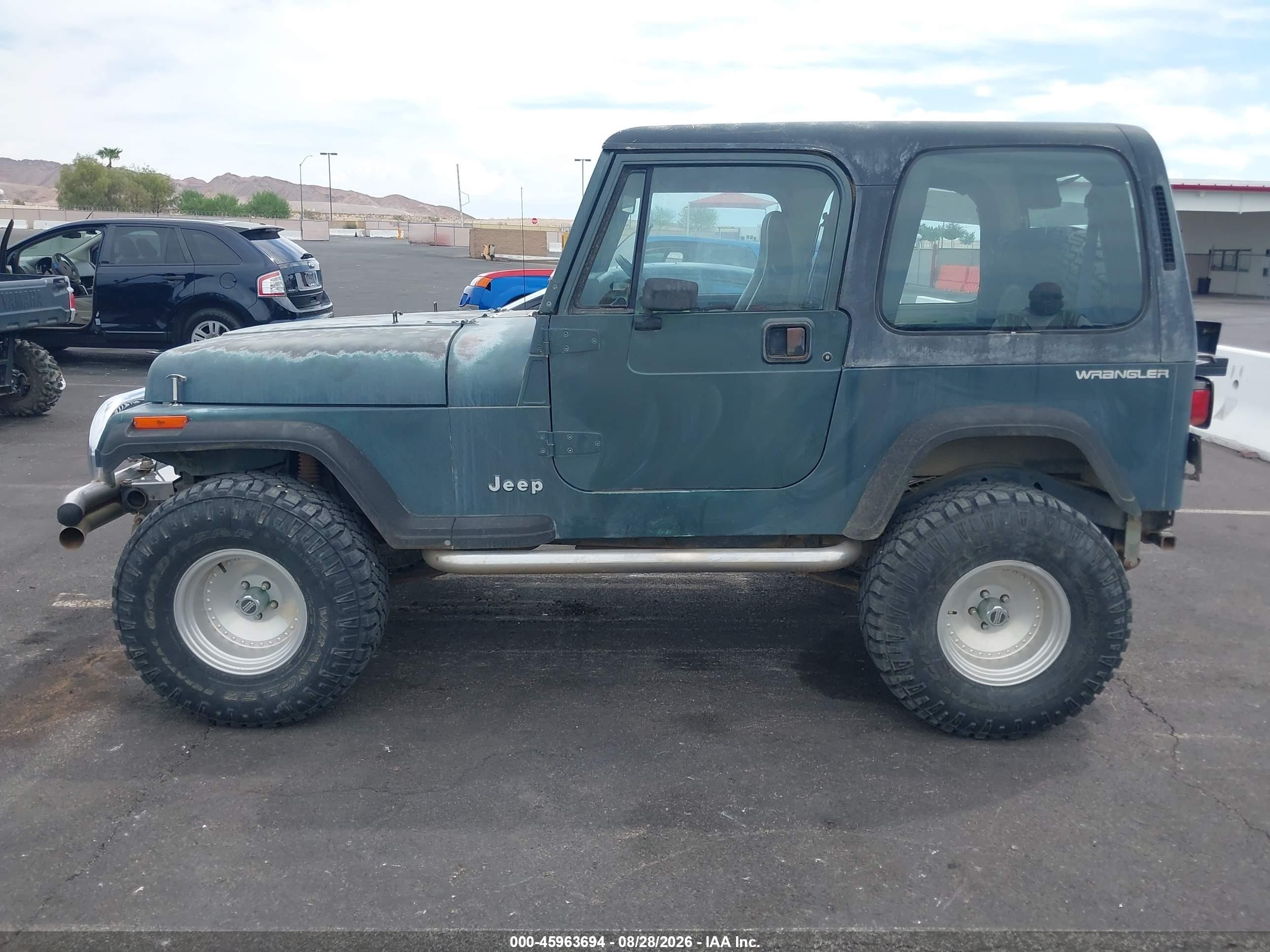 1992 Jeep Wrangler / Yj   Green vin: 2J4FY29S9NJ548300