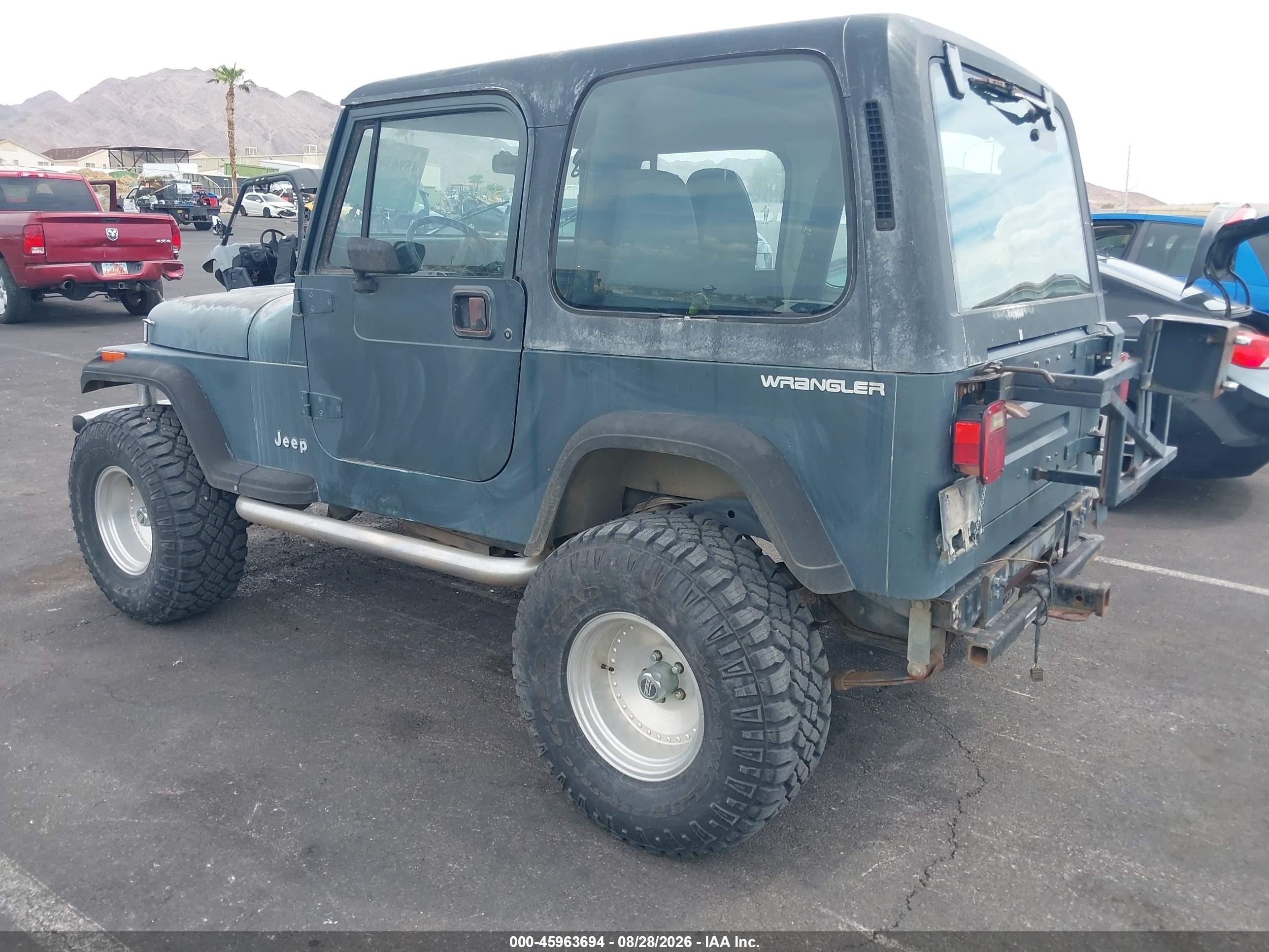 1992 Jeep Wrangler / Yj   Green vin: 2J4FY29S9NJ548300