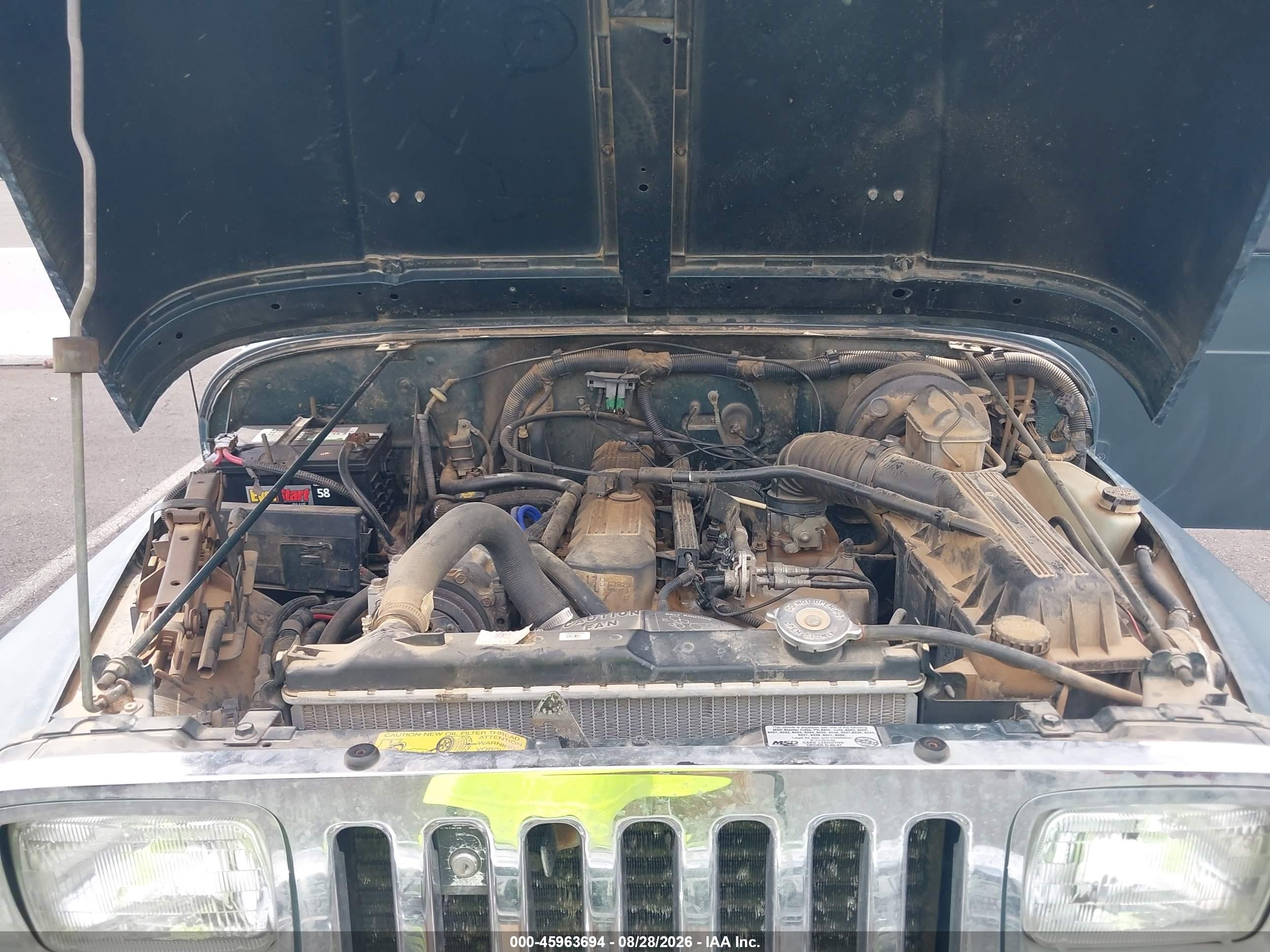 1992 Jeep Wrangler / Yj   Green vin: 2J4FY29S9NJ548300