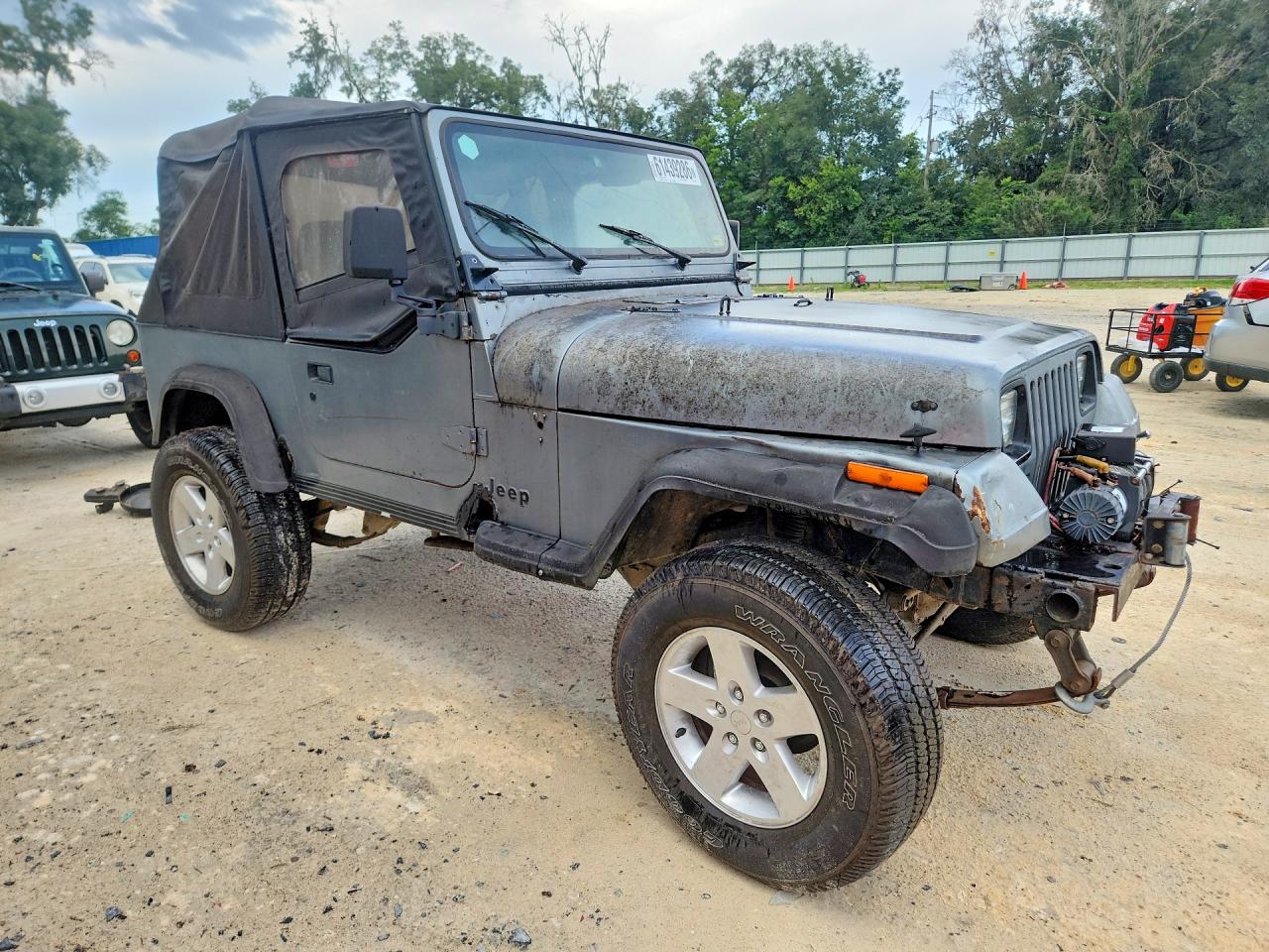 1990 Jeep Wrangler / Yj Gray vin: 2J4FY29T0LJ509665