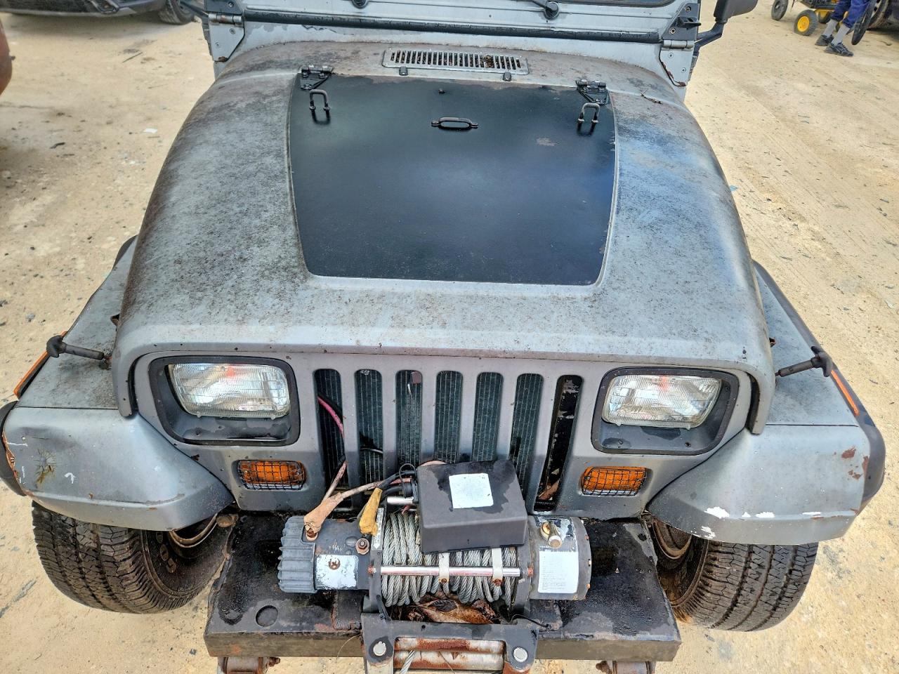 1990 Jeep Wrangler / Yj Gray vin: 2J4FY29T0LJ509665