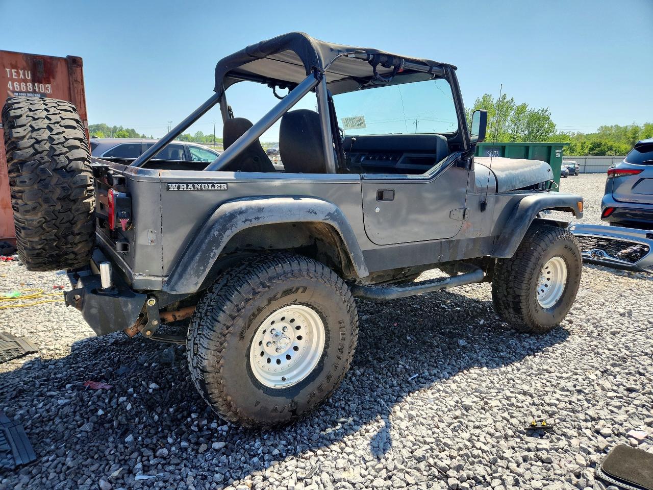 1990 Jeep Wrangler / Yj Gray vin: 2J4FY29T1LJ556414