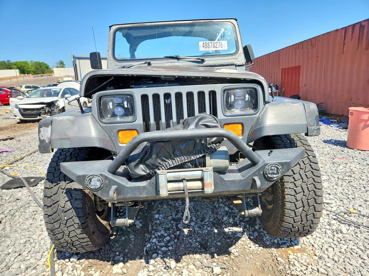 1990 Jeep Wrangler / Yj Gray vin: 2J4FY29T1LJ556414