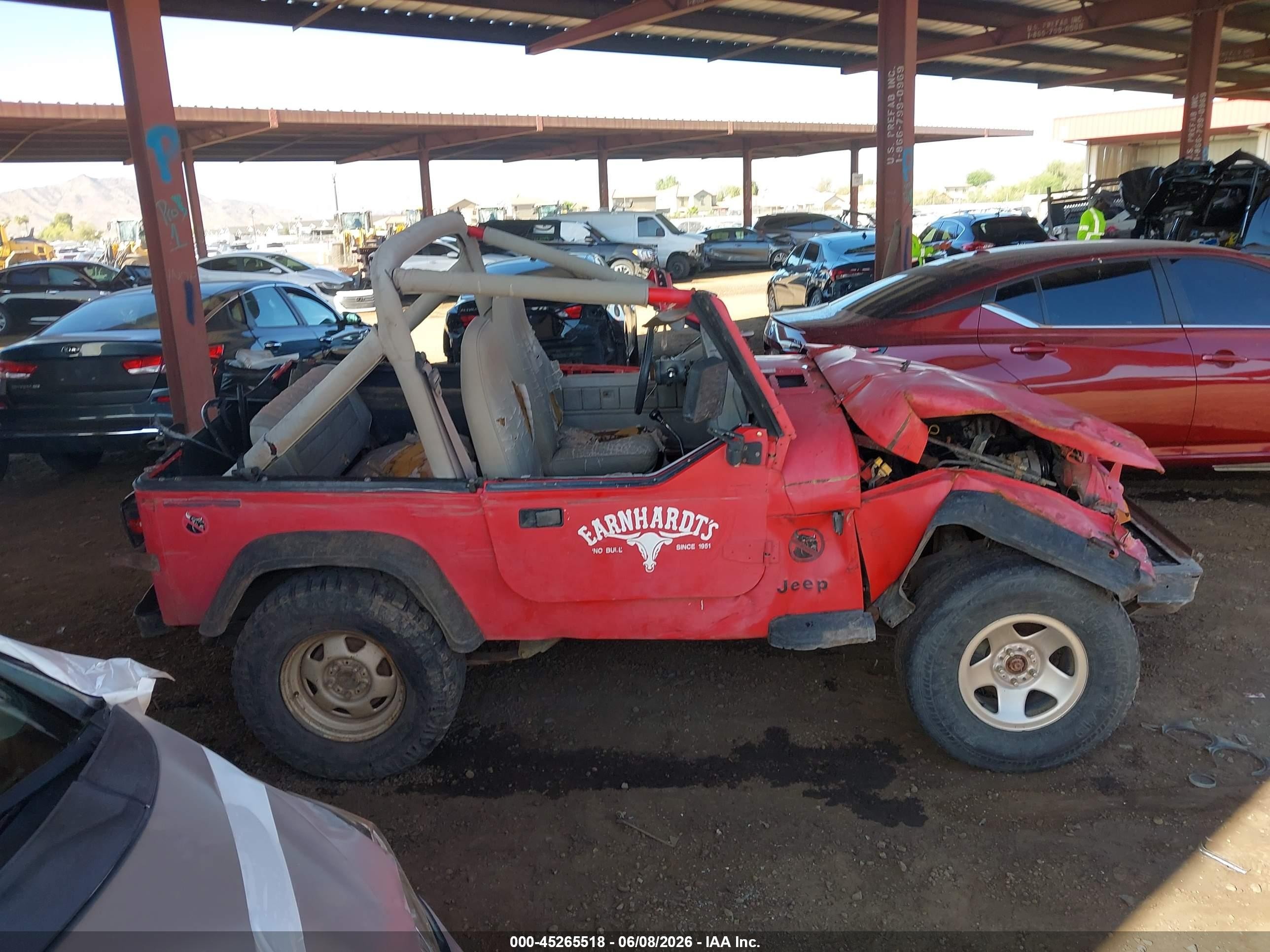 1989 Jeep Wrangler / Yj Red vin: 2J4FY29T2KJ139785