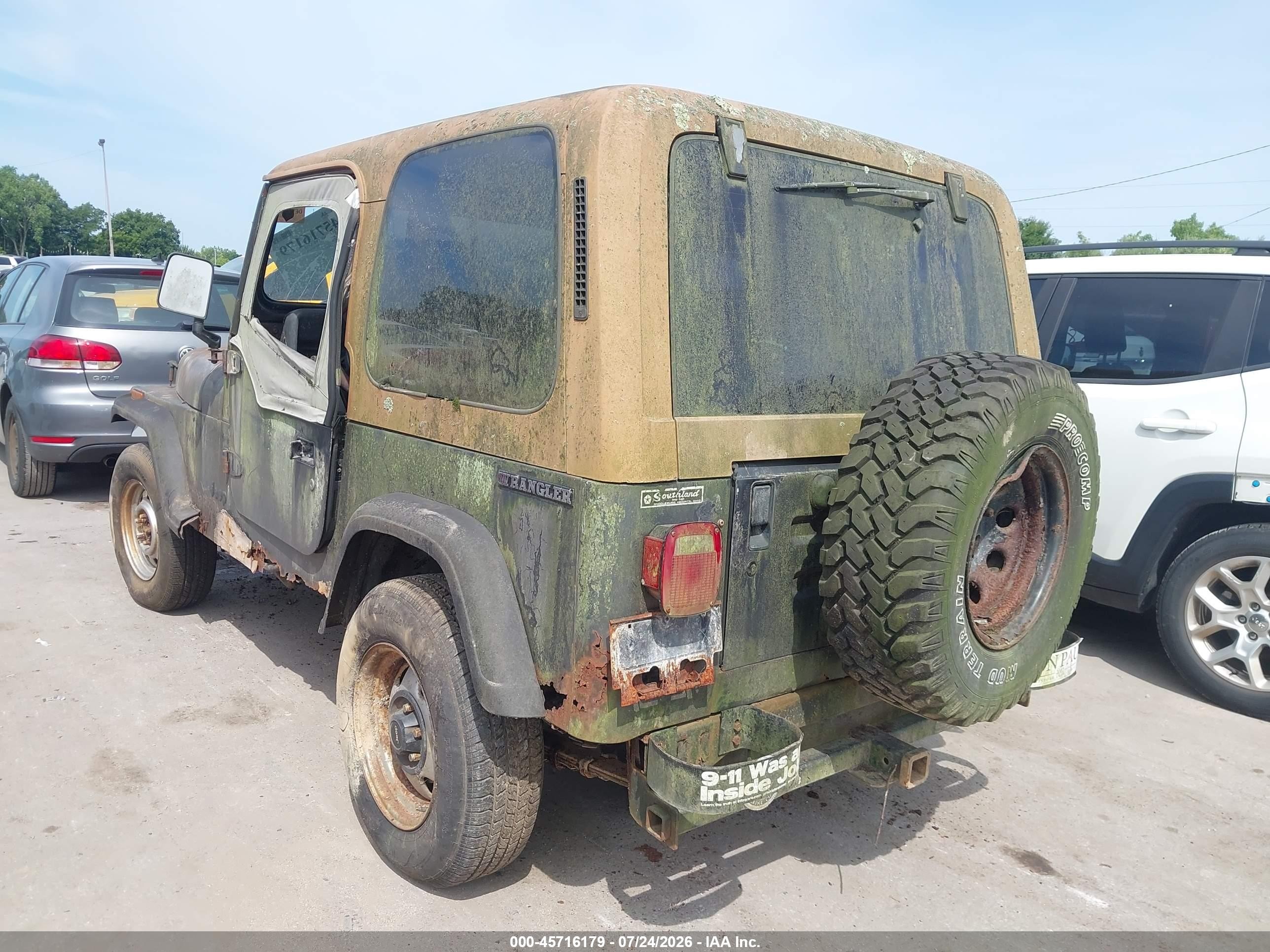 1990 Jeep Wrangler / Yj   Gray vin: 2J4FY29T2LJ519565