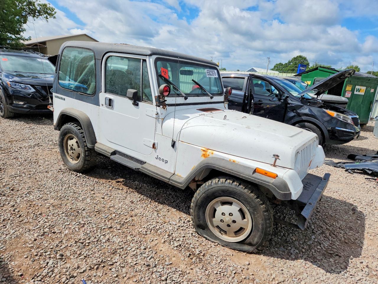 1990 Jeep Wrangler / Yj White vin: 2J4FY29T2LJ534583