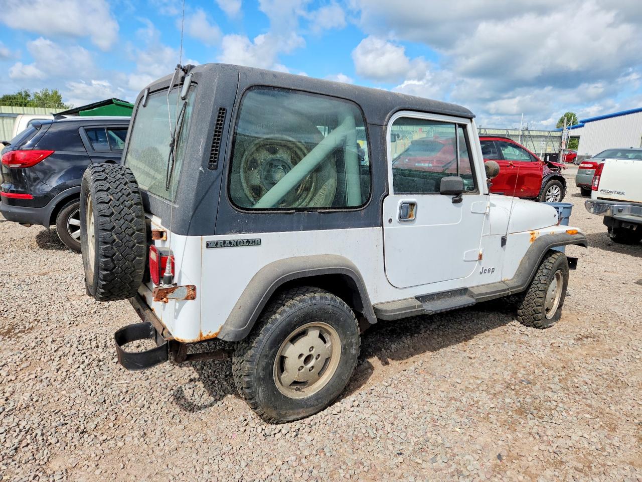1990 Jeep Wrangler / Yj White vin: 2J4FY29T2LJ534583
