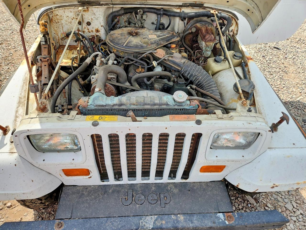 1990 Jeep Wrangler / Yj White vin: 2J4FY29T2LJ534583