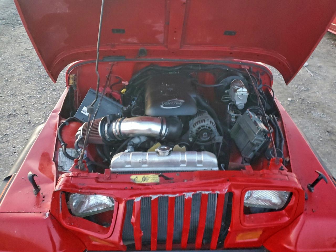 1989 Jeep Wrangler / Yj Красный vin: 2J4FY29T3KJ143036