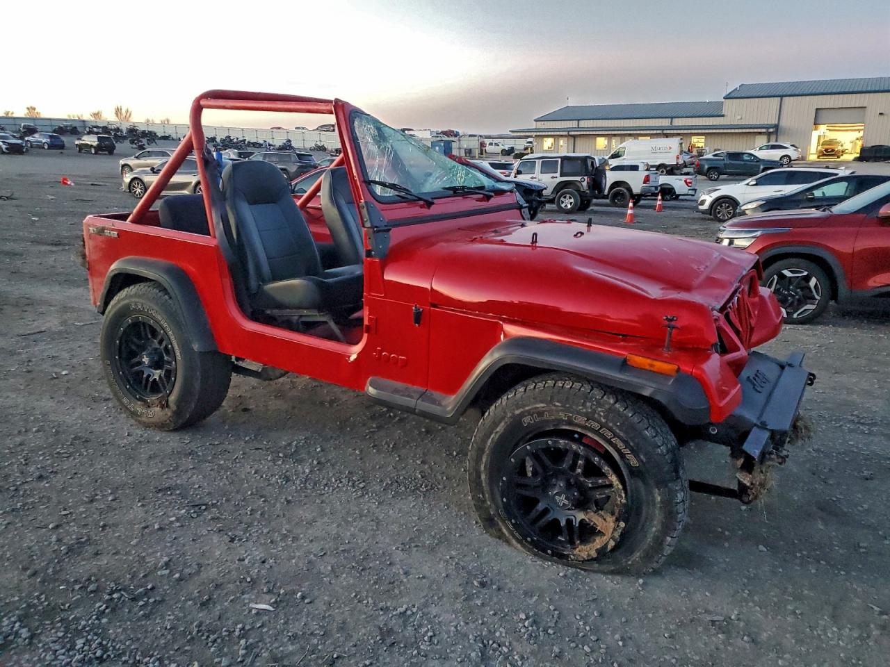 1989 Jeep Wrangler / Yj Красный vin: 2J4FY29T3KJ143036