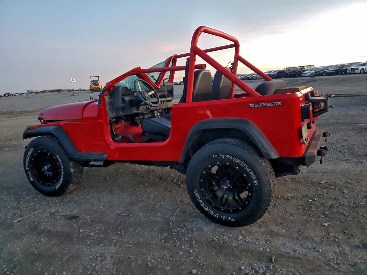 1989 Jeep Wrangler / Yj Красный vin: 2J4FY29T3KJ143036