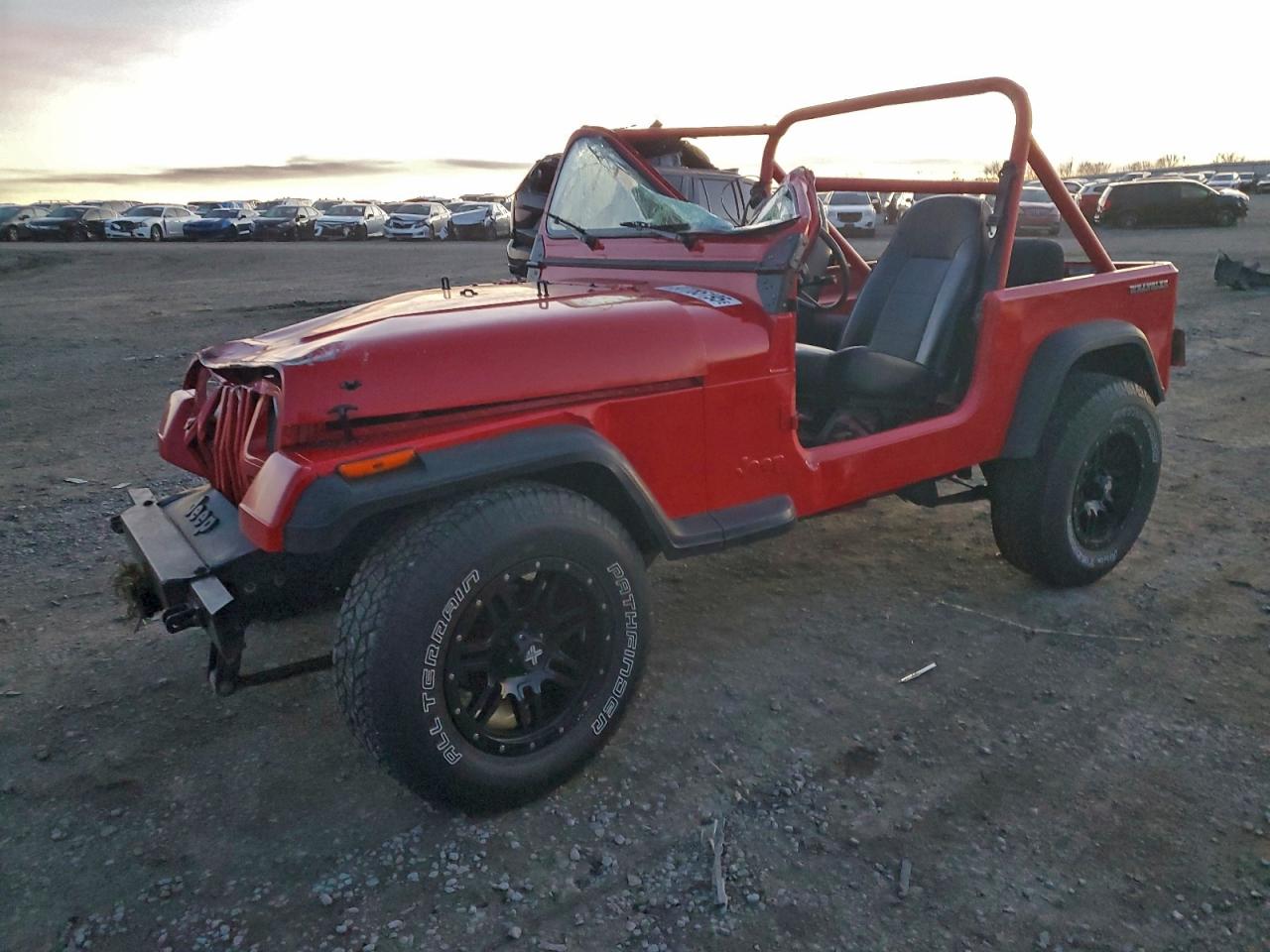 1989 Jeep Wrangler / Yj Красный vin: 2J4FY29T3KJ143036