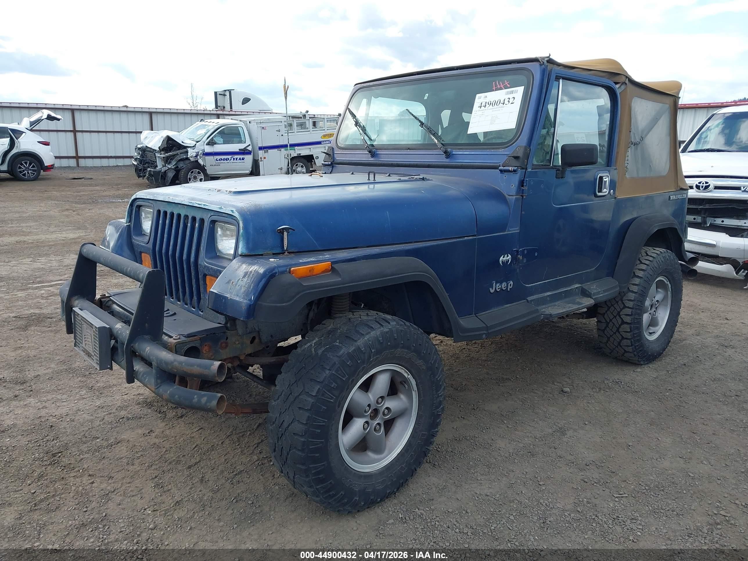 1990 Jeep Wrangler / Yj   Blue vin: 2J4FY29T5LJ508771