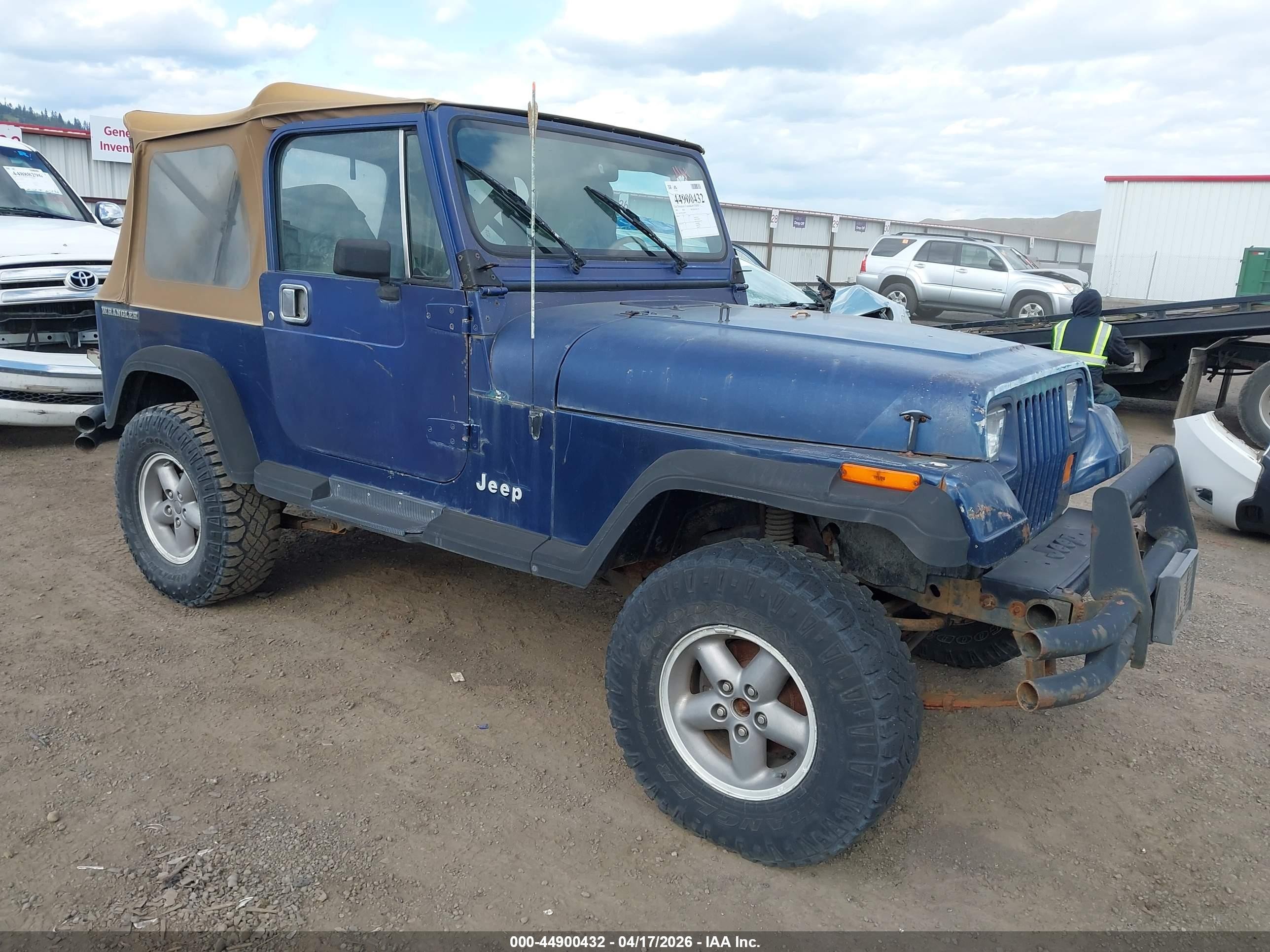 1990 Jeep Wrangler / Yj   Blue vin: 2J4FY29T5LJ508771