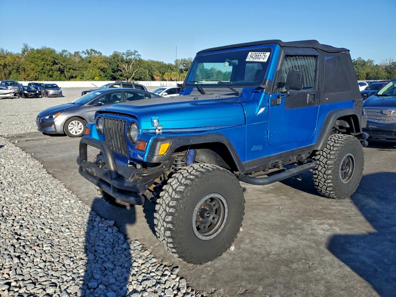 1990 Jeep Wrangler / Yj Blue vin: 2J4FY29T6LJ541374