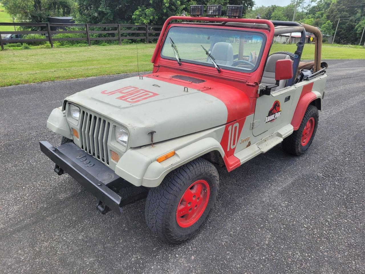 1989 Jeep Wrangler / Yj Red vin: 2J4FY29TXKJ157595