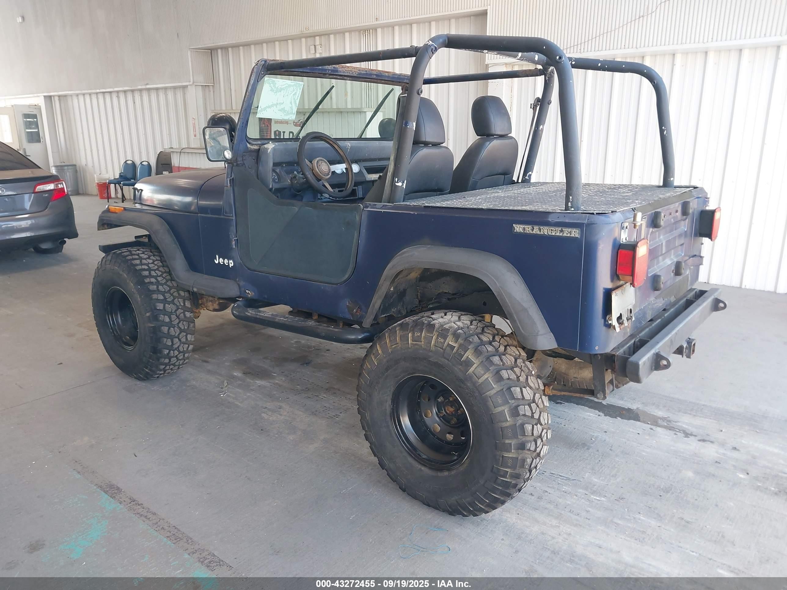 1990 Jeep Wrangler / Yj   Blue vin: 2J4FY29TXLJ539000