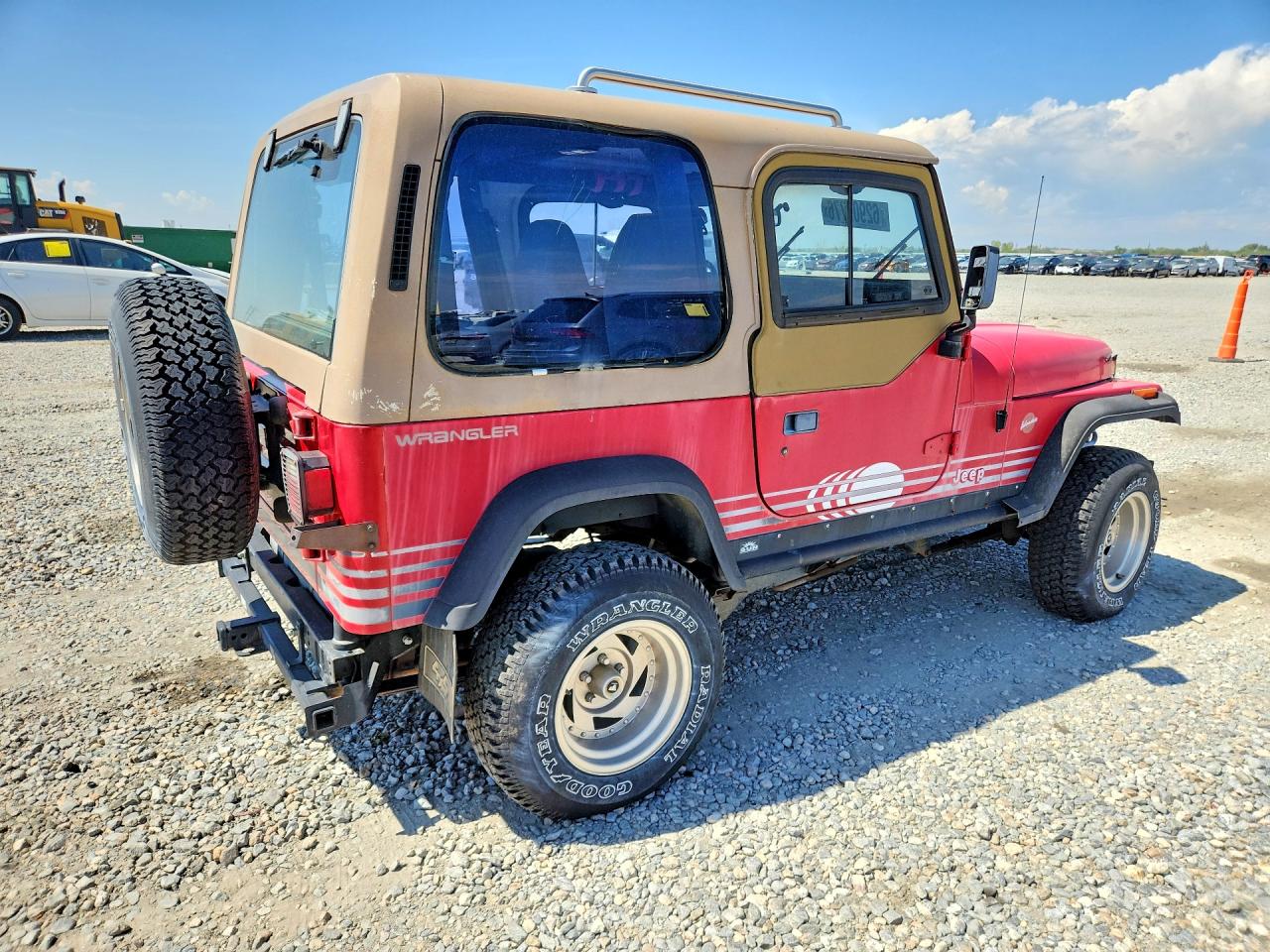 1992 Jeep Wrangler / Yj Islander Красный vin: 2J4FY39S3NJ558259