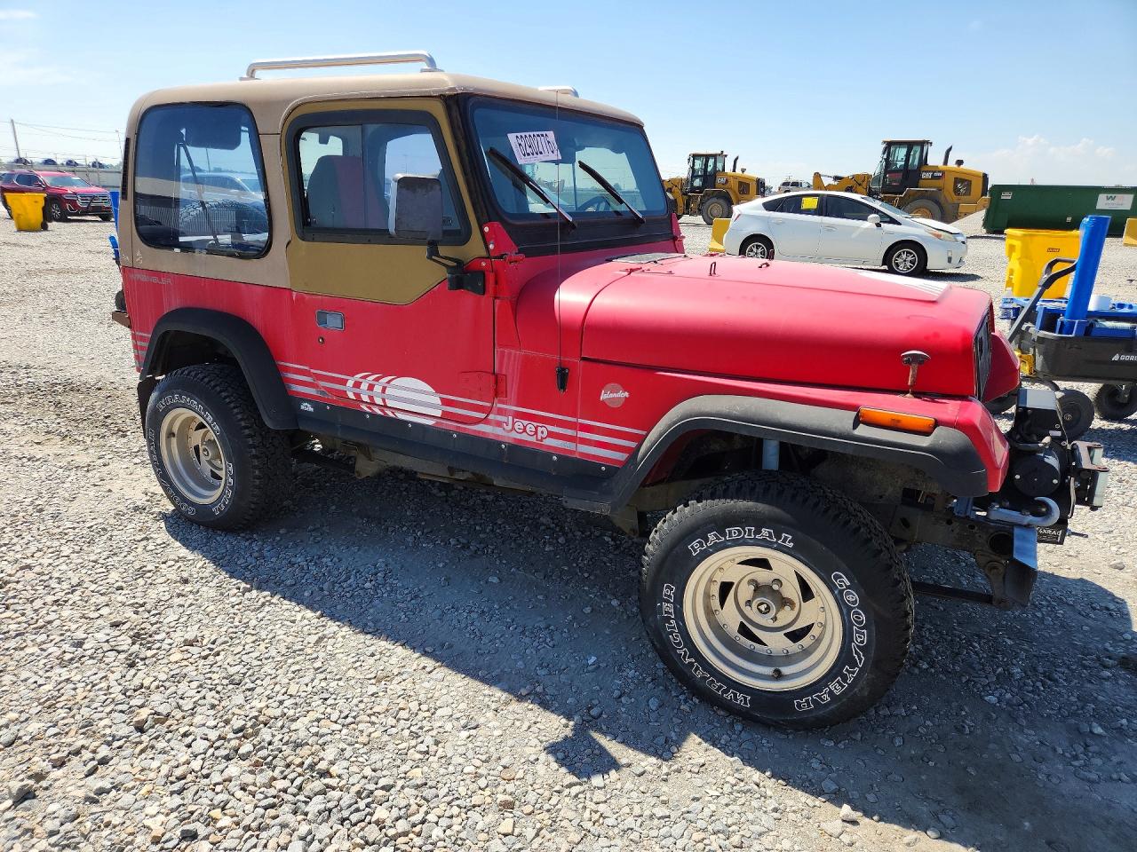 1992 Jeep Wrangler / Yj Islander Красный vin: 2J4FY39S3NJ558259