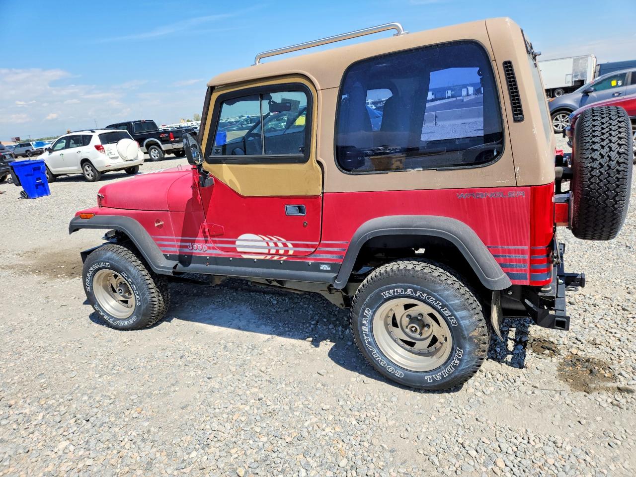 1992 Jeep Wrangler / Yj Islander Красный vin: 2J4FY39S3NJ558259