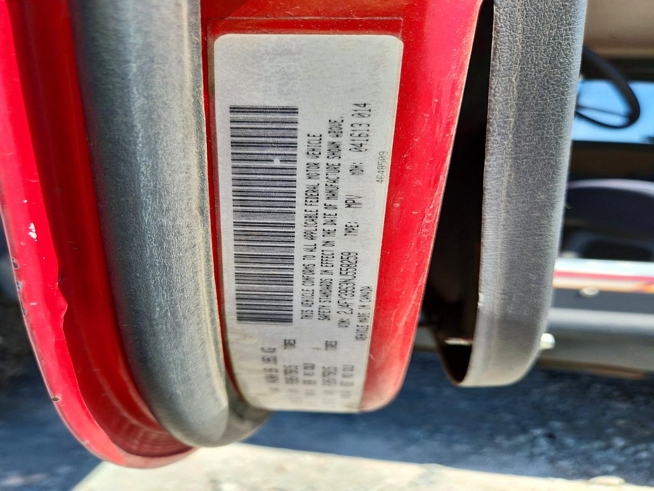 1992 Jeep Wrangler / Yj Islander Красный vin: 2J4FY39S3NJ558259