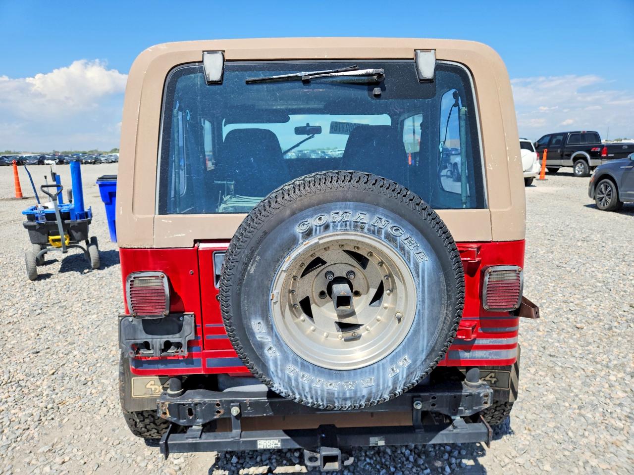 1992 Jeep Wrangler / Yj Islander Красный vin: 2J4FY39S3NJ558259