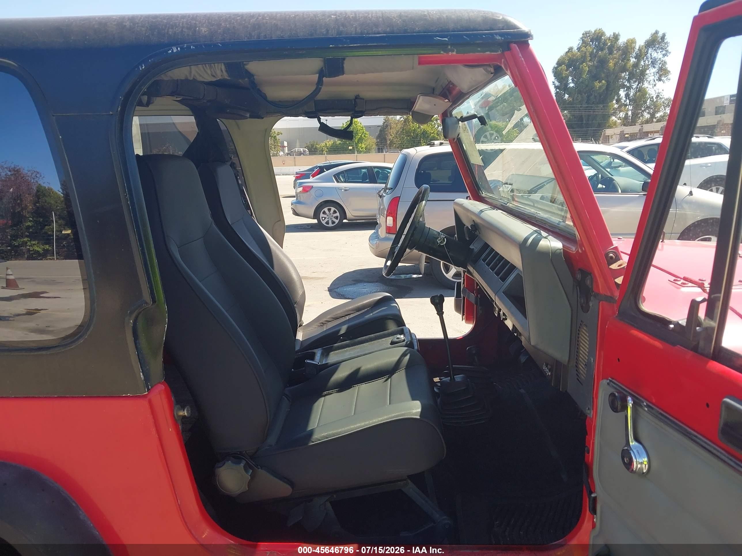 1989 Jeep Wrangler / Yj Islander Red vin: 2J4FY39T7KJ133132