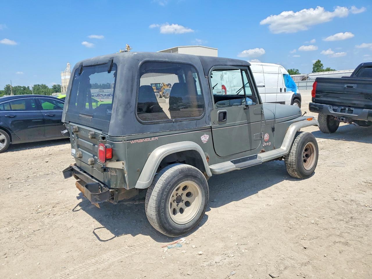 1992 Jeep Wrangler 2d Swb 4x4 Green vin: 2J4FY49S3NJ518415