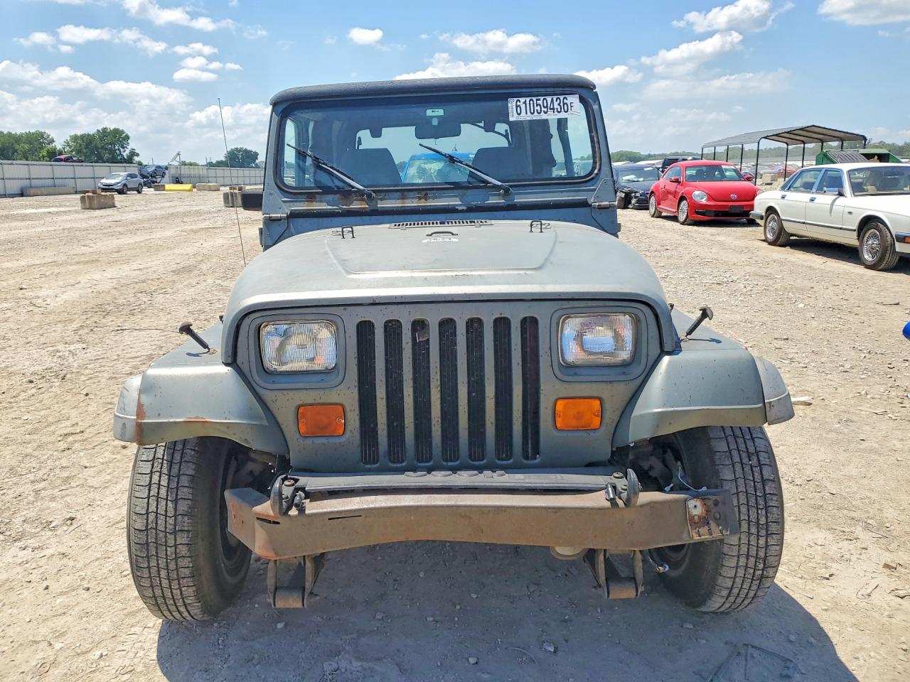 1992 Jeep Wrangler 2d Swb 4x4 Green vin: 2J4FY49S3NJ518415