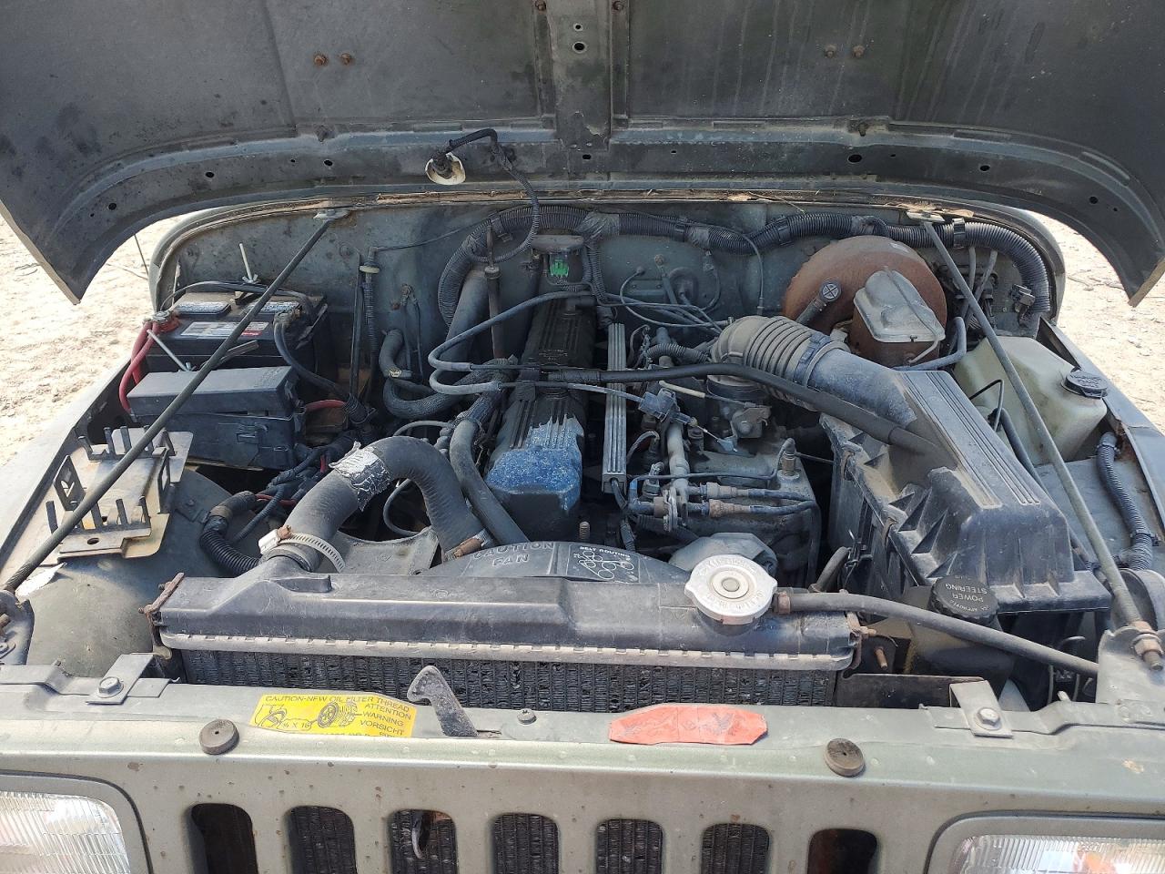 1992 Jeep Wrangler 2d Swb 4x4 Green vin: 2J4FY49S3NJ518415