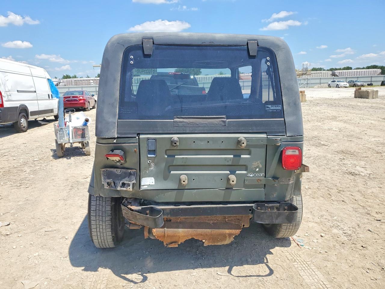 1992 Jeep Wrangler 2d Swb 4x4 Green vin: 2J4FY49S3NJ518415