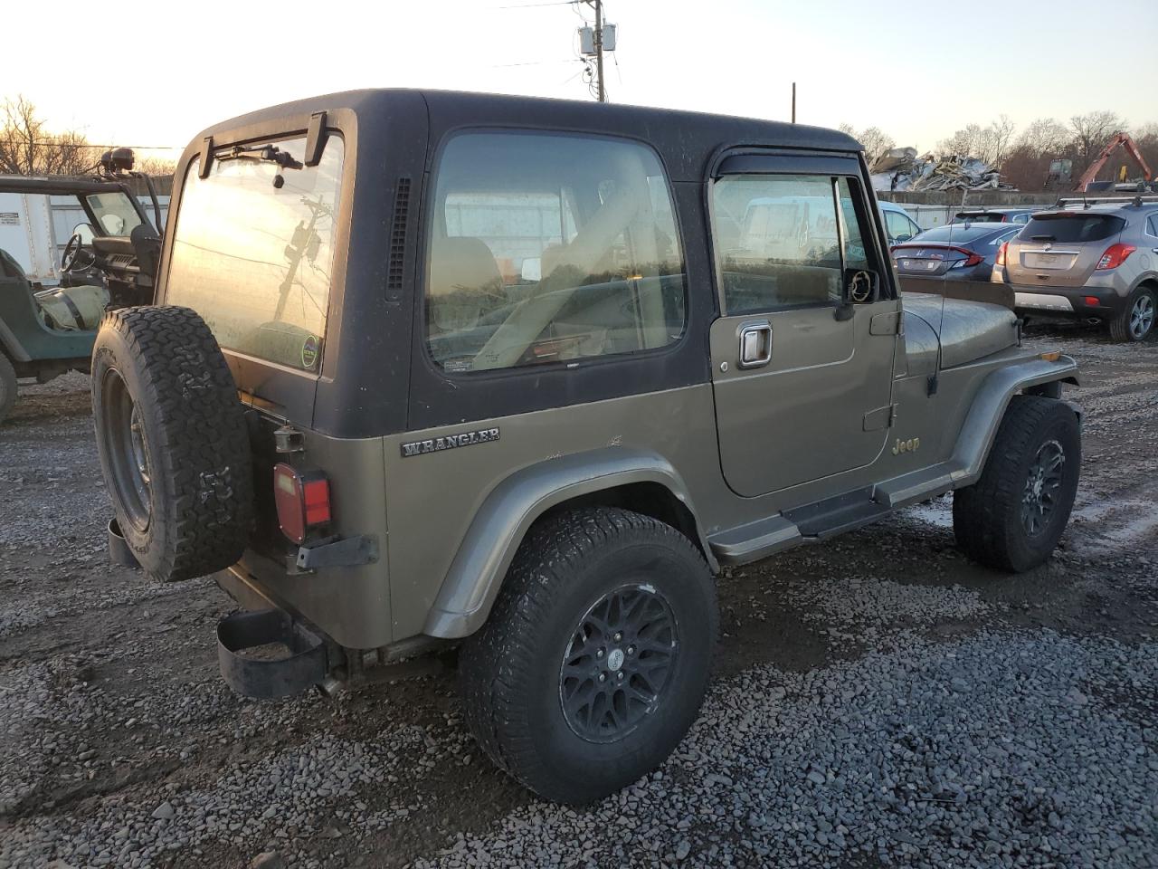 1989 Jeep Wrangler / Yj Sahara Зеленый vin: 2J4FY49T2KJ139362