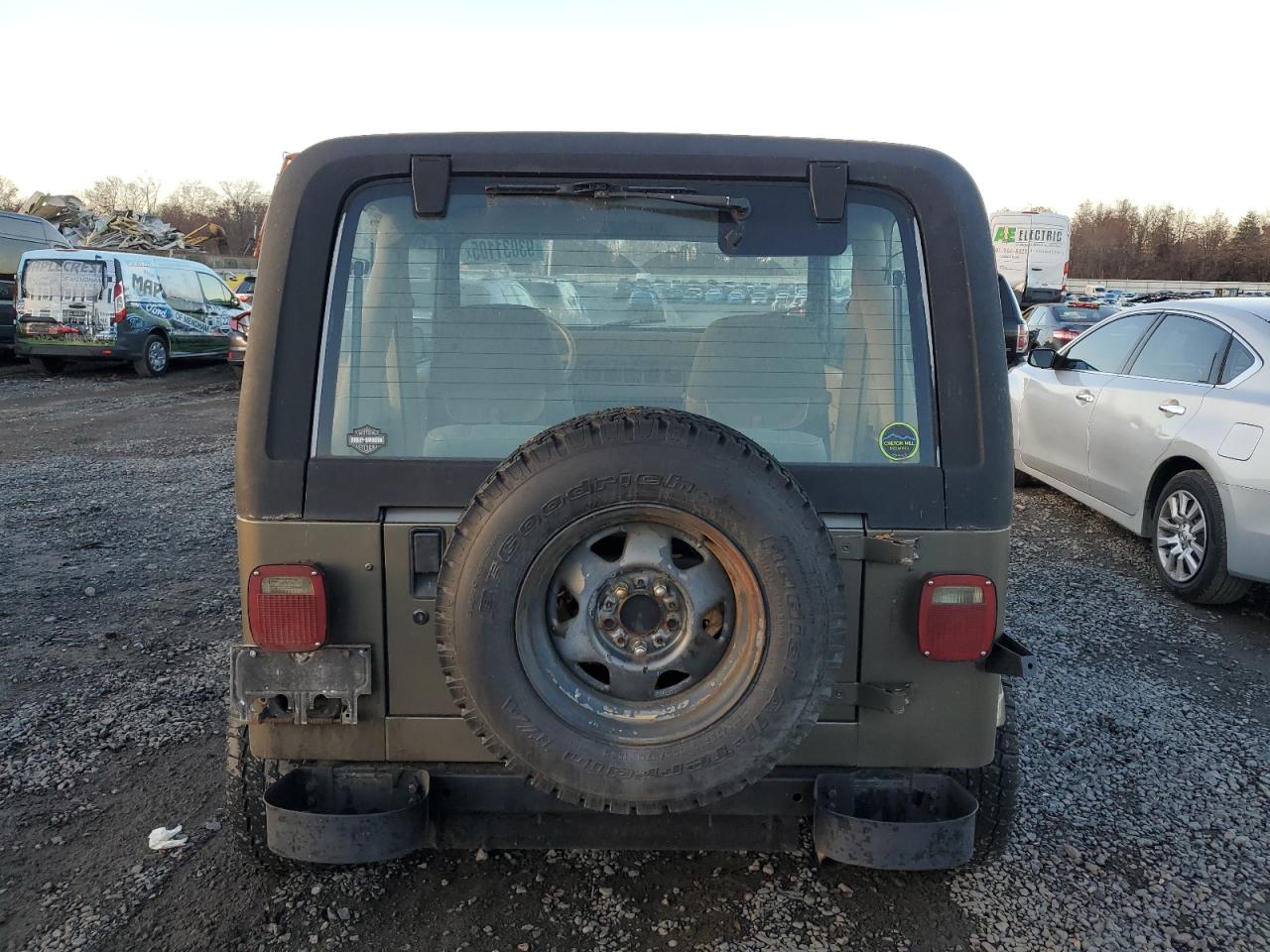 1989 Jeep Wrangler / Yj Sahara Зеленый vin: 2J4FY49T2KJ139362