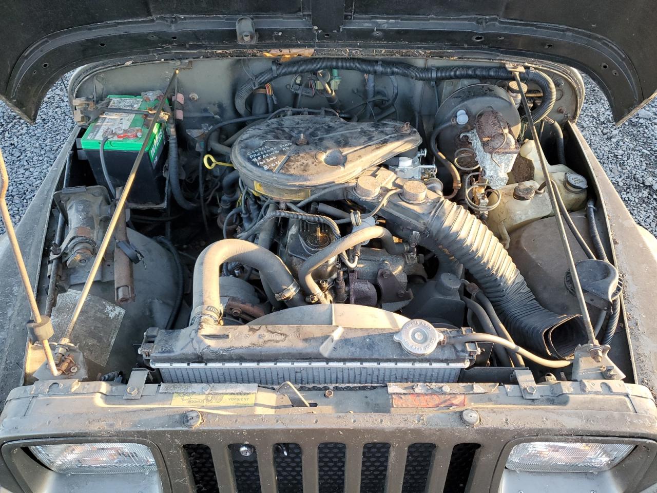 1989 Jeep Wrangler / Yj Sahara Зеленый vin: 2J4FY49T2KJ139362