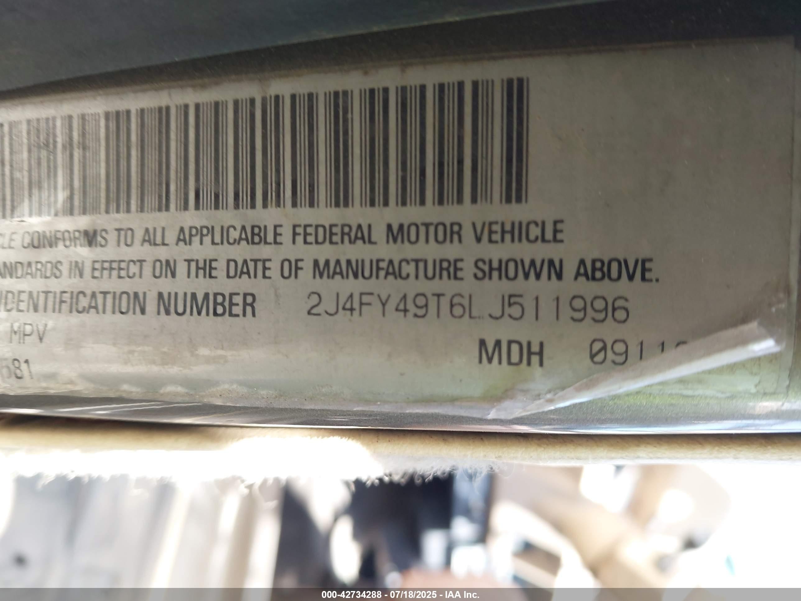 1990 Jeep Wrangler / Yj Sahara Gray vin: 2J4FY49T6LJ511996