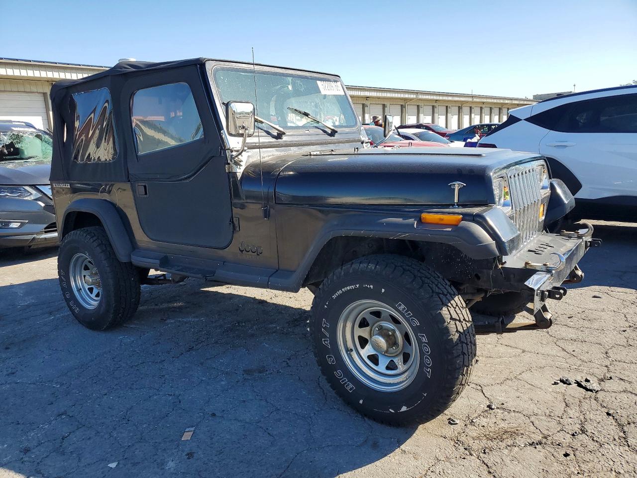 1989 Jeep Wrangler / Yj Laredo Black vin: 2J4FY59M0KJ104530