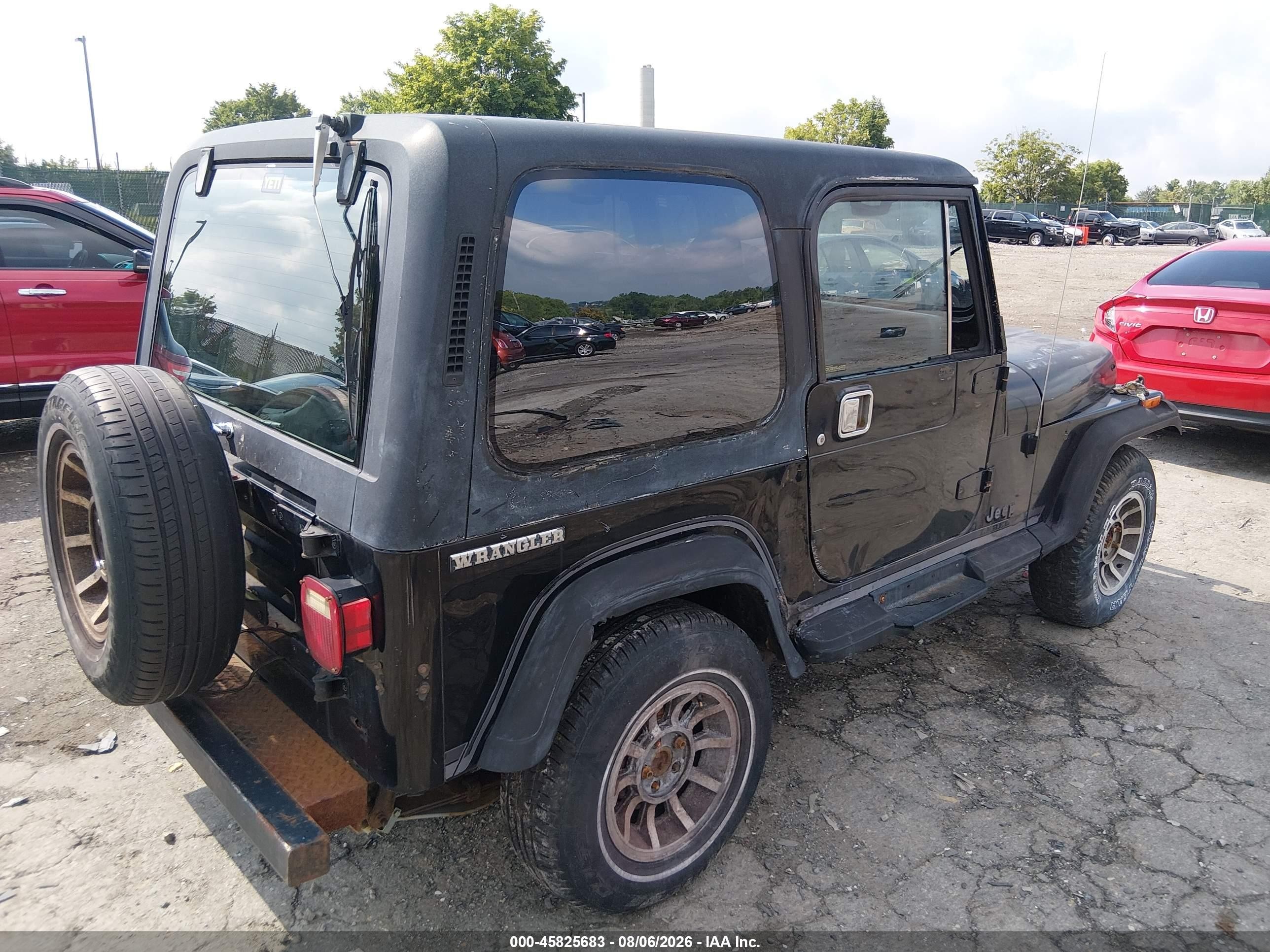 1990 Jeep Wrangler / Yj Laredo Black vin: 2J4FY59T0LJ521901
