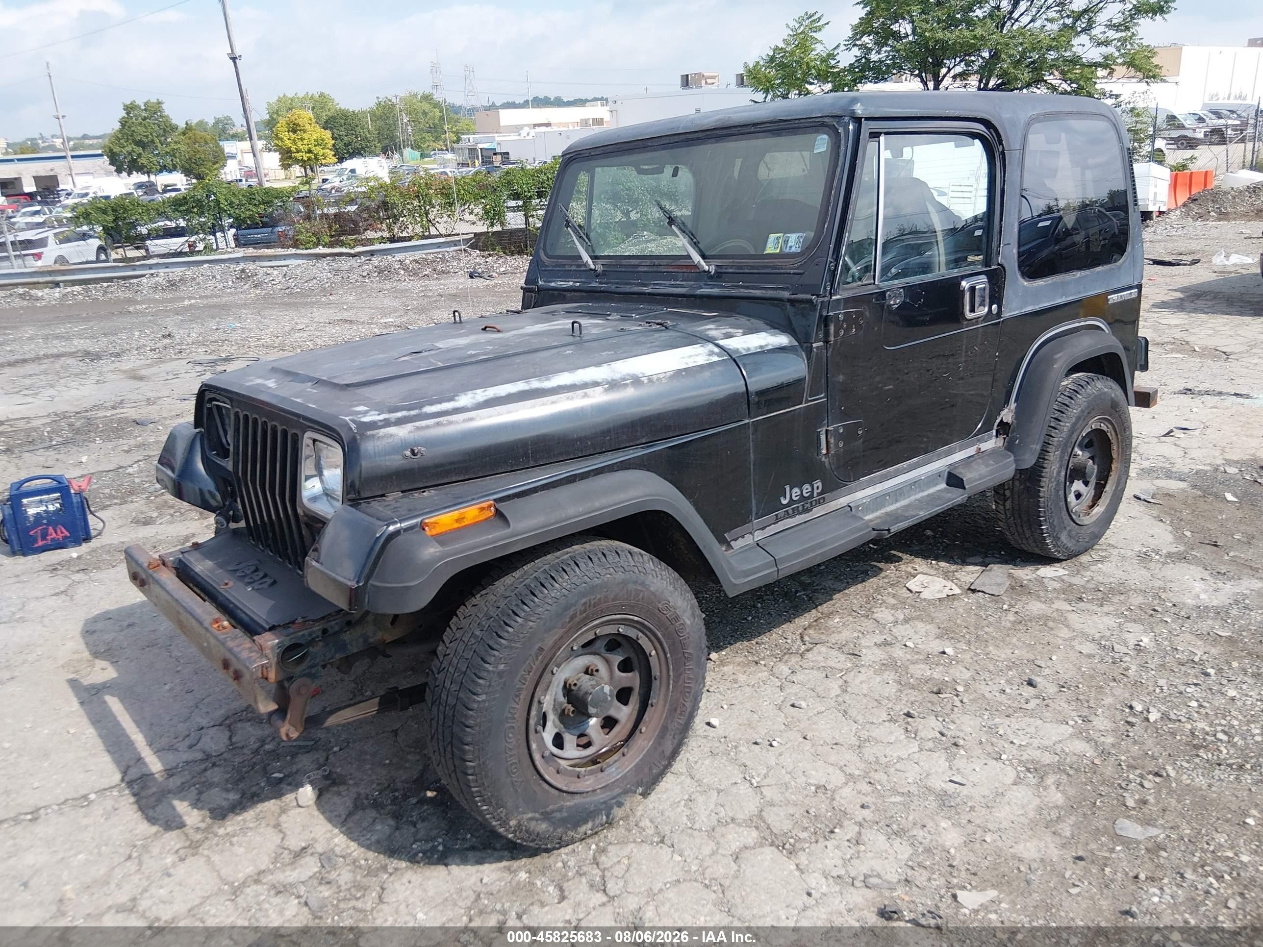 1990 Jeep Wrangler / Yj Laredo Black vin: 2J4FY59T0LJ521901