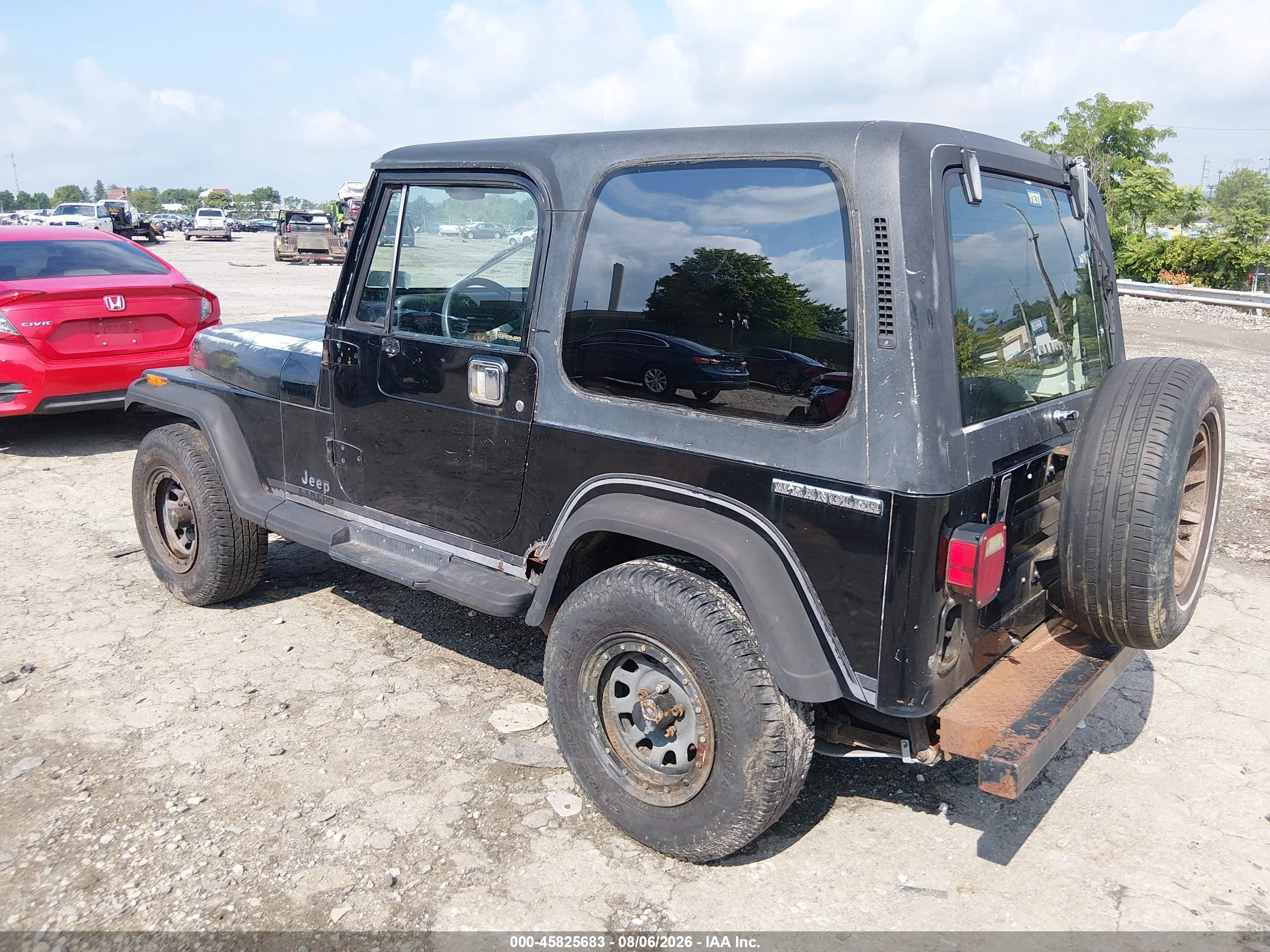 1990 Jeep Wrangler / Yj Laredo Black vin: 2J4FY59T0LJ521901