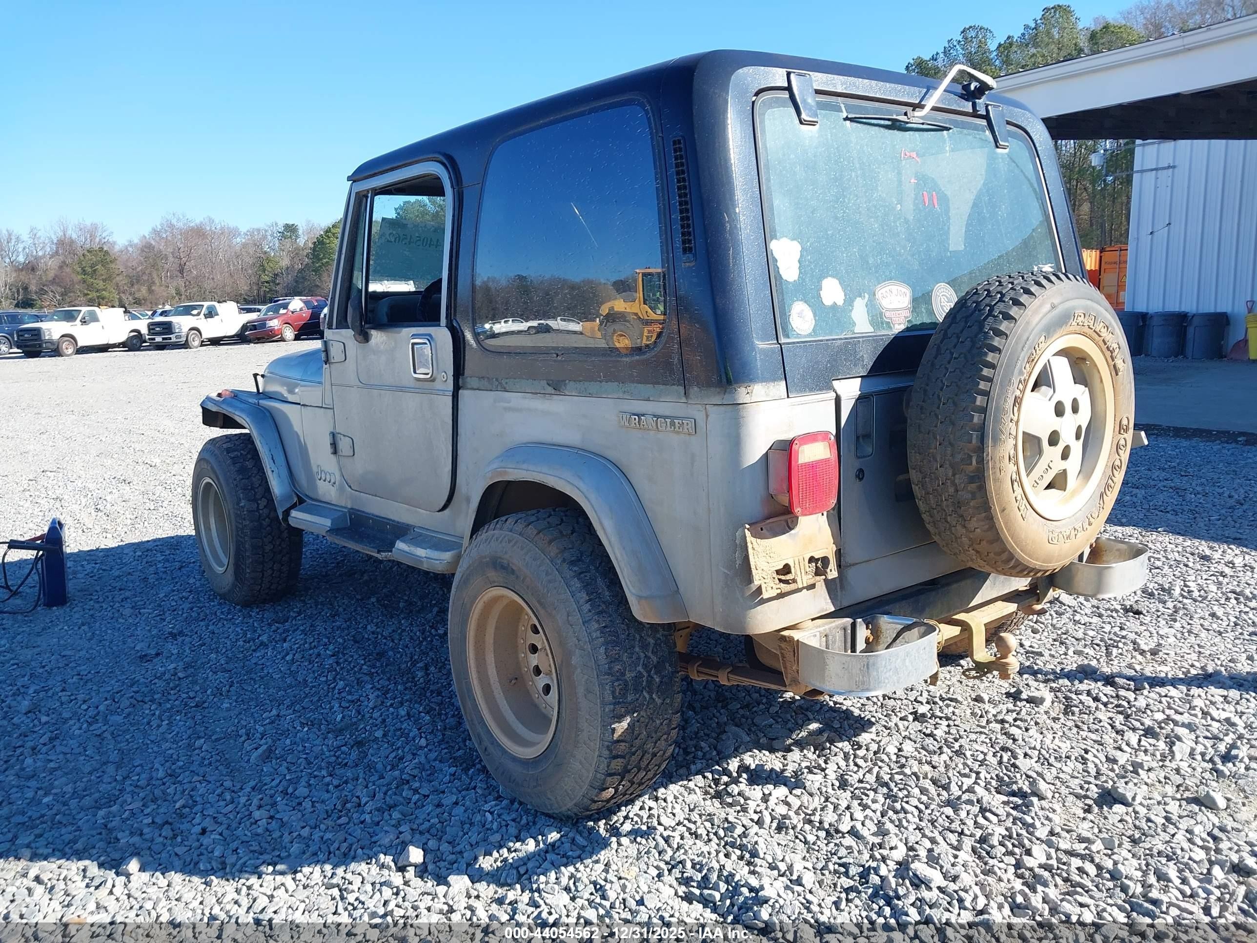 1990 Jeep Wrangler / Yj Laredo Gray vin: 2J4FY59T4LJ539608