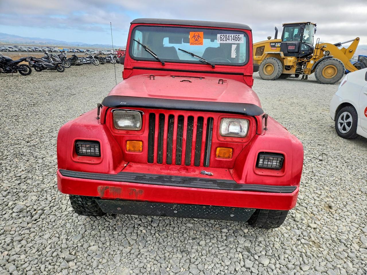1991 Jeep Wrangler / Yj Renegade Красный vin: 2J4FY69S6MJ117046