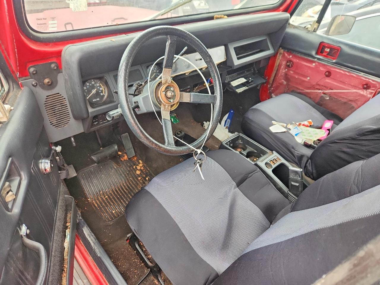 1991 Jeep Wrangler / Yj Renegade Красный vin: 2J4FY69S6MJ117046