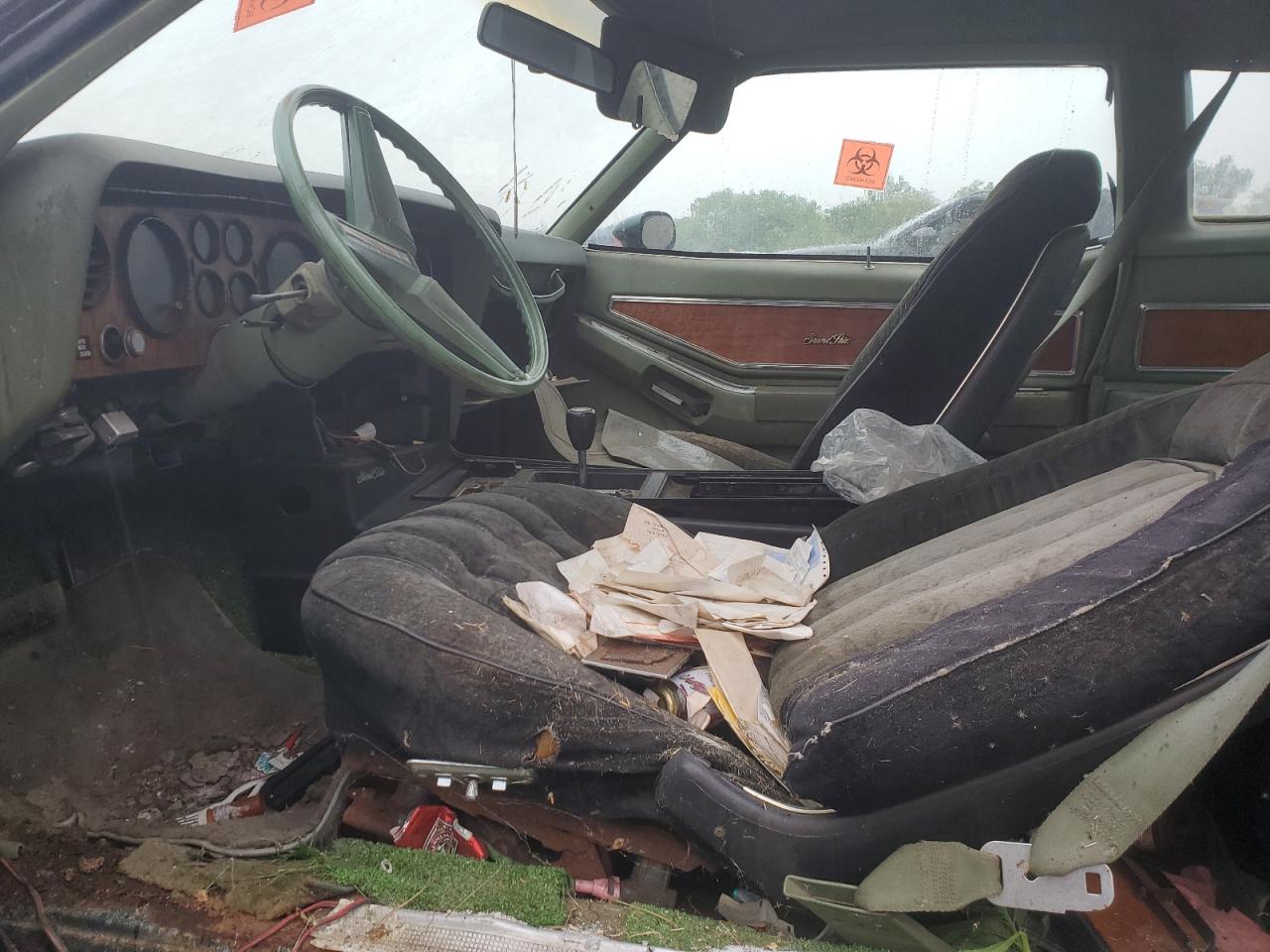 1975 Pontiac Grand Prix Зеленый vin: 2K57S5P144977