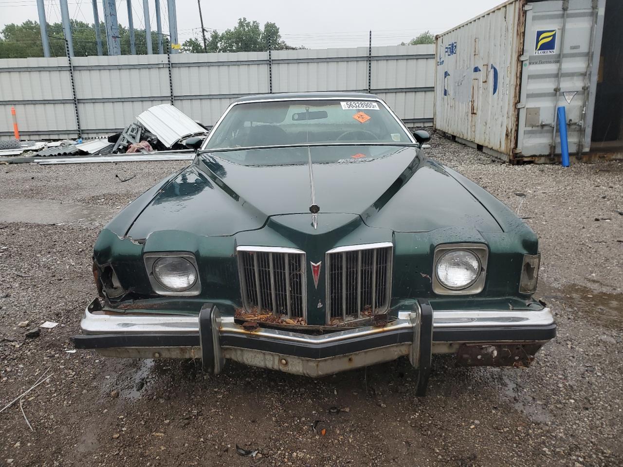 1975 Pontiac Grand Prix Зеленый vin: 2K57S5P144977