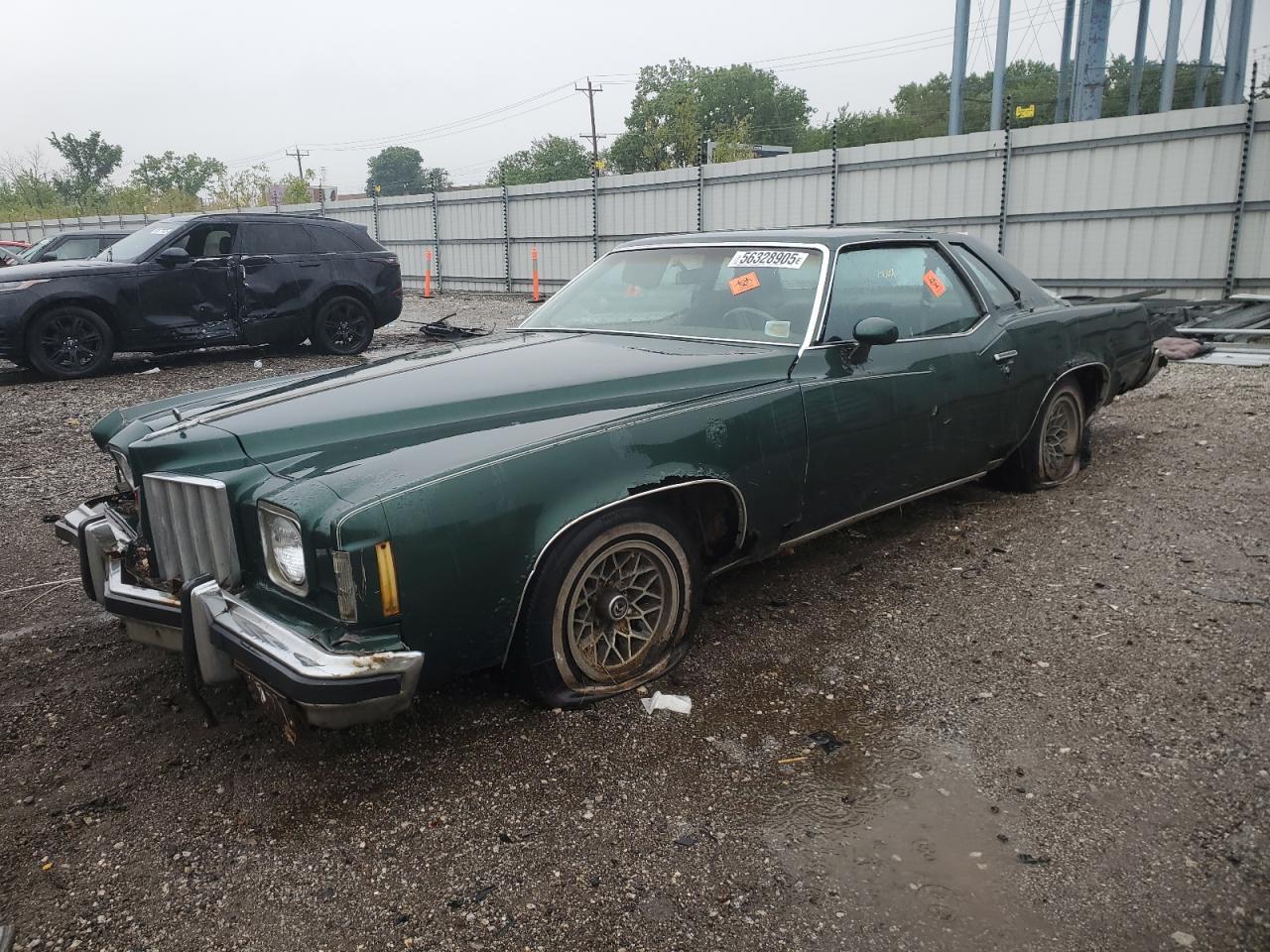 1975 Pontiac Grand Prix Зеленый vin: 2K57S5P144977