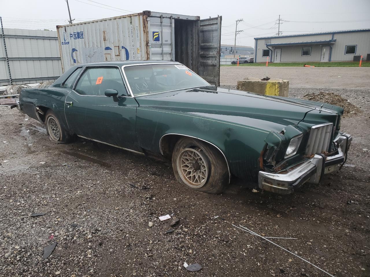 1975 Pontiac Grand Prix Зеленый vin: 2K57S5P144977