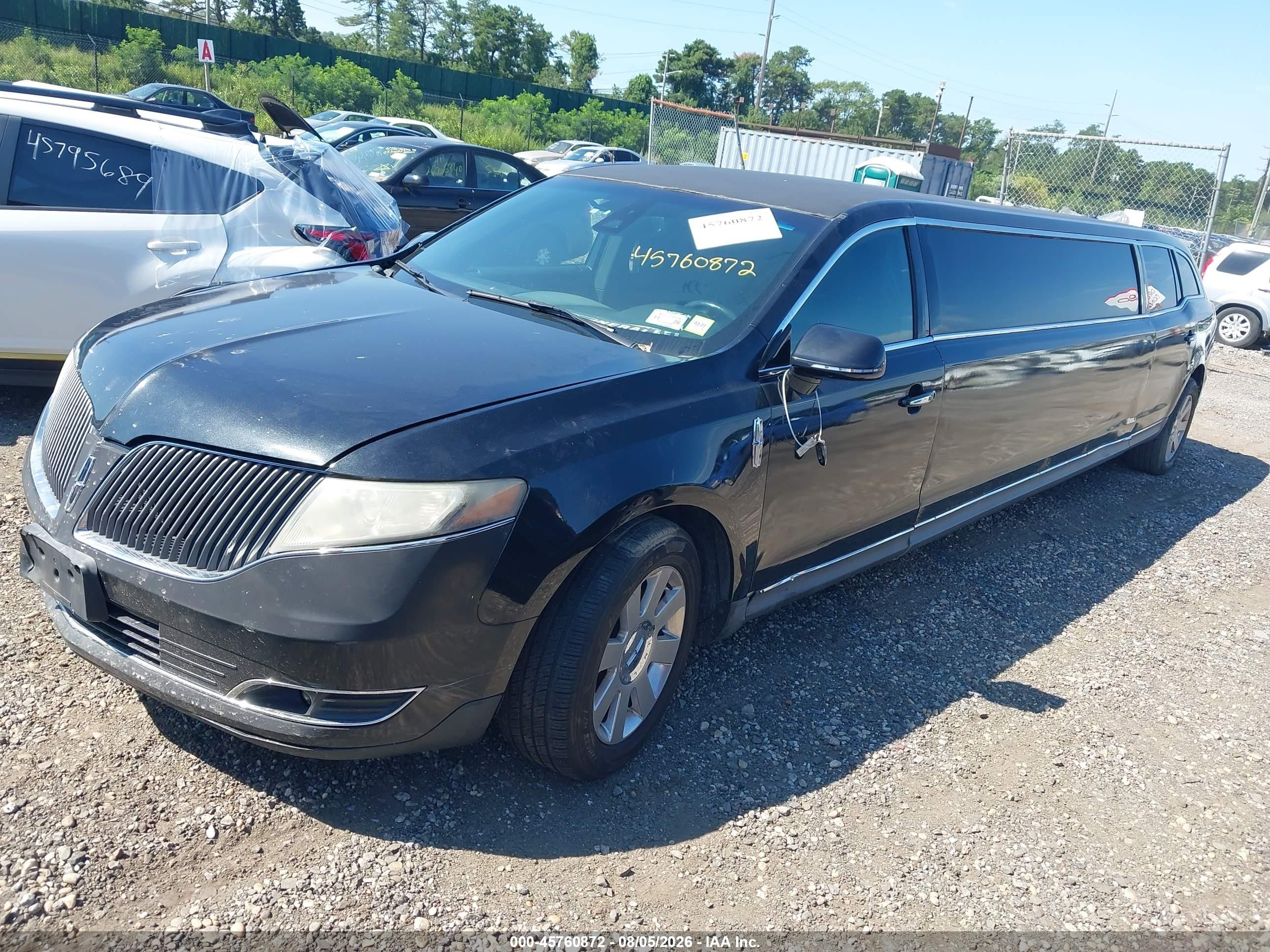 2013 Lincoln Mkt Limo/hearse Black vin: 2L1MJ5LK4DBL50905