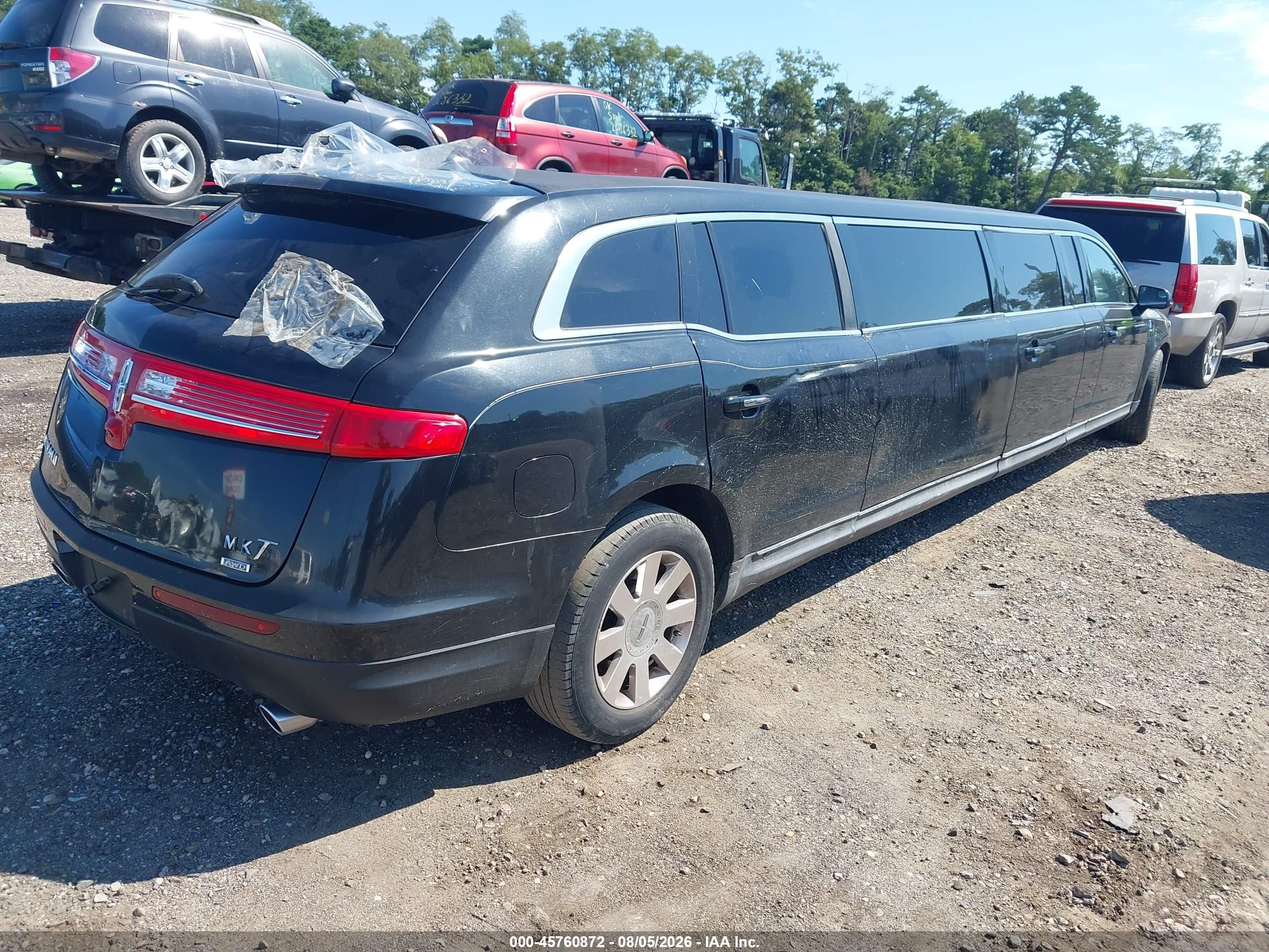 2013 Lincoln Mkt Limo/hearse Black vin: 2L1MJ5LK4DBL50905