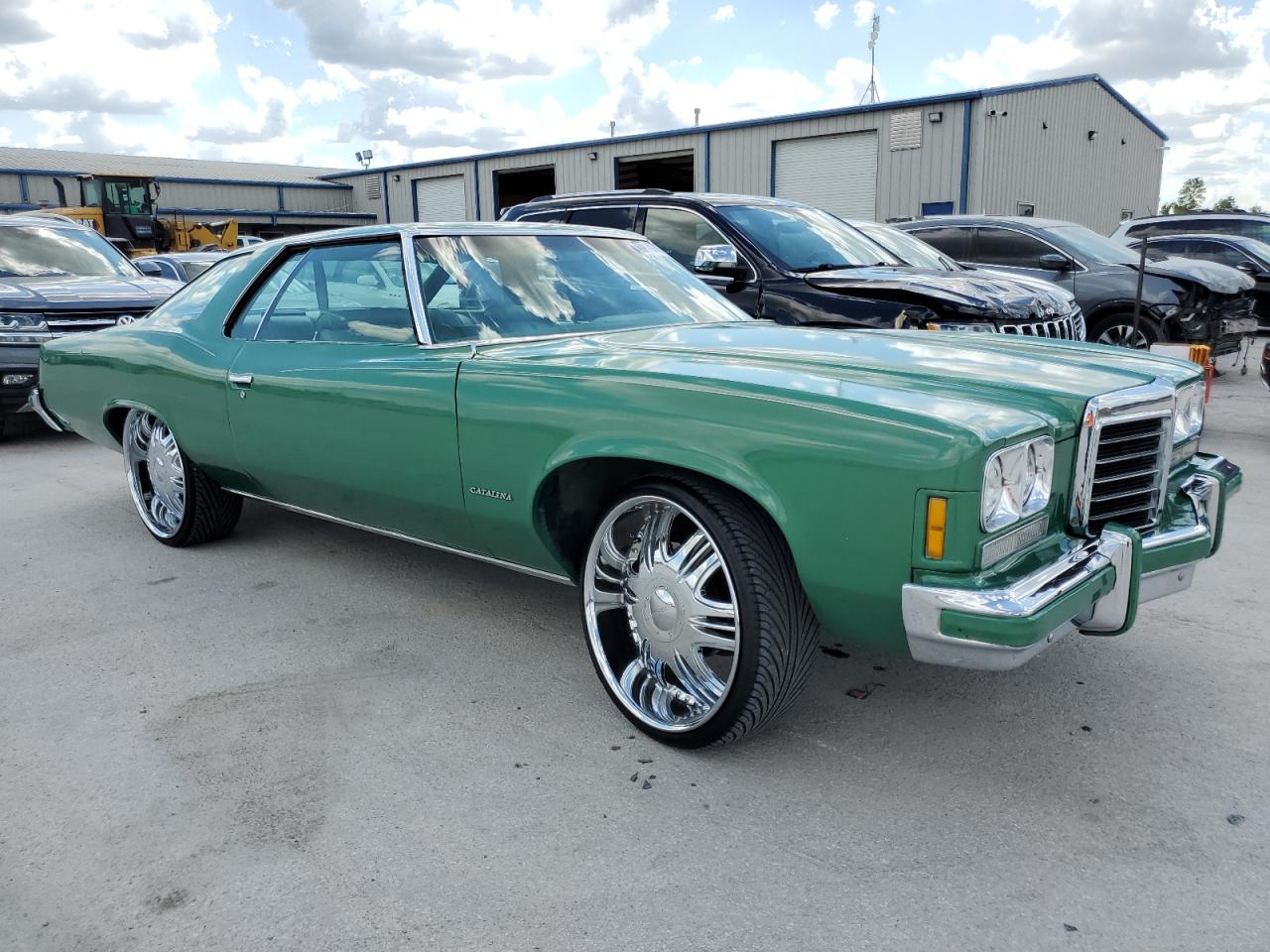 1974 Pontiac                     Catalina Green vin: 2L57R4D116407