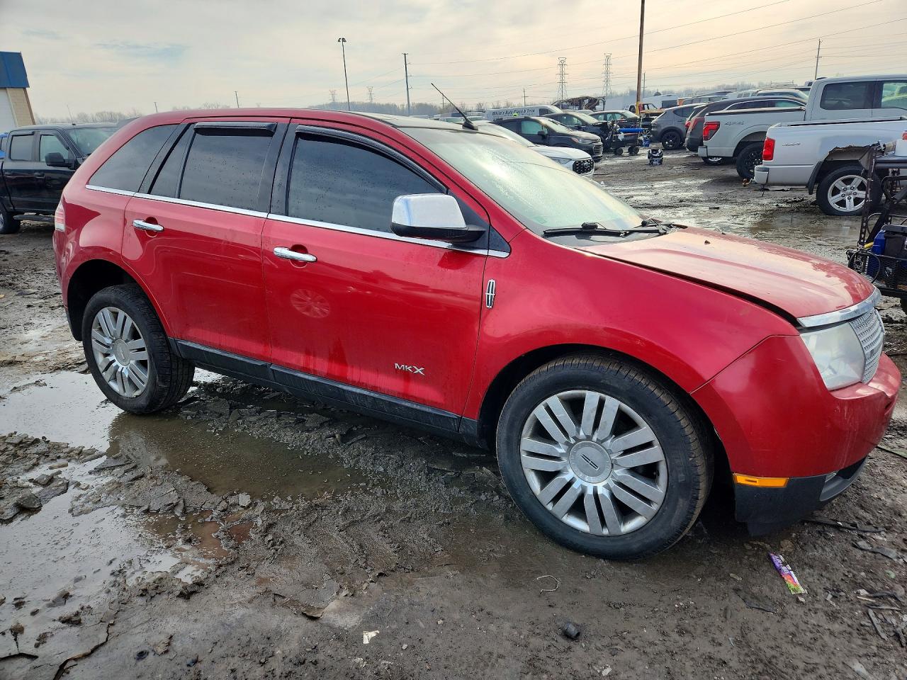 2010 Lincoln Mkx Red vin: 2LMDJ6JC1ABJ01462